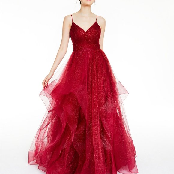 Terani Couture Dresses & Skirts - Glamour By Terani Couture  Glitter Tulle Ball Gown